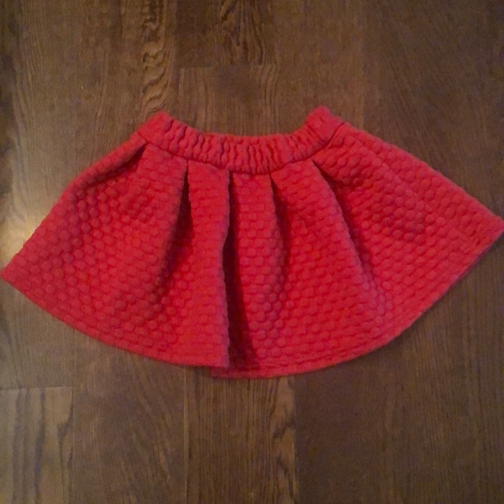 Cat and Jack red circle skirt